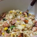 はるるきんぐ's cooksnap of when they made ✿休日限定♡焼肉のタレでにんにく炒飯✿.