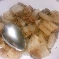 京ろく's cooksnap of when they made 葉っぱもご一緒に～！！肉味噌大根炒め.