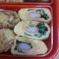 水ようかん。's cooksnap of when they made モロヘイヤとかにカマのだし巻き.