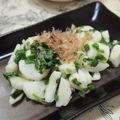 saki1010's cooksnap of when they made 塩麹さんで山芋とねぎの炒め物.