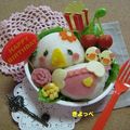 ８児のママきよっぺ's cooksnap of when they made キャラ弁に☆キャンディチーズで簡単あひる.