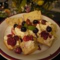 スタイリッシュママ's cooksnap of when they made シフォンのフルーツトライフル.