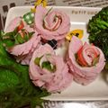 しーちょい's cooksnap of when they made 季節限定？！紅白でちくわのクルクル♫.