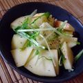 豆トマ's cooksnap of when they made ☆水菜と林檎のシンプルサラダ☆.