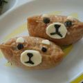 のんたん060212's cooksnap of when they made キャラ弁☆おいなりさんリラックマ.