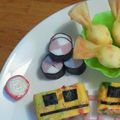 masaeもん's cooksnap of when they made キャラ弁に☆市松模様のおかず.