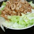 おおたち's cooksnap of when they made 焼肉のタレで♬レタスのお肉のっけ盛り♬.