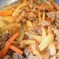 よぅ♪'s cooksnap of when they made 簡単☆大根と豚肉の味噌炒め.