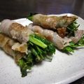 たなか家's cooksnap of when they made せりの豚巻き.