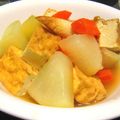 miino's cooksnap of when they made 母の味　大根と鶏肉の煮物.