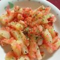 羽尼うに's cooksnap of when they made 材料3つ!春色✿じゃが芋のたらこ和え.