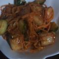 みにみに雛's cooksnap of when they made 簡単☆胡瓜のキムチ和え.