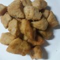 saucyokei's cooksnap of when they made 唐揚げ♪鶏肉じゃなくて高野豆腐ですが♪.