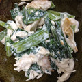 2mママさん's cooksnap of when they made 焼きササミと小松菜の柚子胡椒マヨあえ.