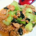 しおかつを's cooksnap of when they made 青梗菜の味噌炒め.