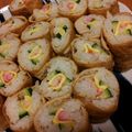 もみぞぅー's cooksnap of when they made いなりで♪小さなお花の巻き寿司.