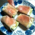 miimiiko's cooksnap of when they made ✿簡単ヘルシー❀オードブル✿生ハム胡瓜巻.