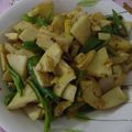 しょうげんめぐみ's cooksnap of when they made タケノコとピーマンのカレー炒め.