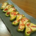 ふるびあ's cooksnap of when they made ピーマンにのせて♪焼きトマト.