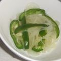きらり流れ星's cooksnap of when they made たまねぎとピーマンのマリネ.