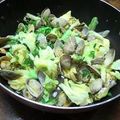 komamagokko's cooksnap of when they made レンジで簡単♪あさりのピリカラ酒蒸し.