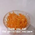 プンプン庵's cooksnap of when they made 簡単ニンジンのナムル☆人参嫌いもペロリ.