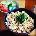 chococo218's cooksnap of when they made ズボランチ★５分でできるツナたまトウフ丼.