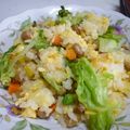 しょこLove's cooksnap of when they made 子供大好き☆簡単レタス納豆チャーハン.