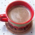 MI‐RIN's cooksnap of when they made 黒蜜はったい粉牛乳.