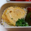 ちびほのママ's cooksnap of when they made お弁当にハート♬たまご焼き♪.