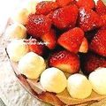 平井婦人's cooksnap of when they made ストロベリーレアチーズケーキ.