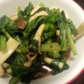 サトモユリア's cooksnap of when they made 小松菜ときのこの醤油マスタード炒め☆.