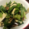 サトモユリア's cooksnap of when they made 小松菜ときのこの醤油マスタード炒め☆.