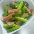 さゆさんさん。's cooksnap of when they made ハムとアスパラの味噌炒め.