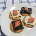 ＢＵＴＴＯＮ3's cooksnap of when they made おつまみに★クラッカーに韓国海苔チーカマ.
