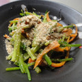 garfiee's cooksnap of when they made ほうれん草と人参のナムル風.