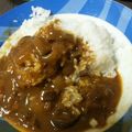 ベイバン's cooksnap of when they made とろとろ茄子のチキンカレー.