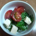 likepansy's cooksnap of when they made クレソンとプチトマトとチーズのサラダ.