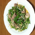 ゆたみぃ〜's cooksnap of when they made 水菜と豚肉のさっぱり和え.