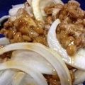 kashiwam's cooksnap of when they made 納豆と玉ねぎの和え物～ぽん酢みそ味。.