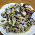 かづき★'s cooksnap of when they made あさりと舞茸の酒蒸し.