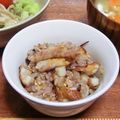 KINGKAZMA's cooksnap of when they made ちくわと干物のごはん和え.