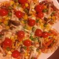 1227happy 's cooksnap of when they made 残り物！餃子の皮ピザ.