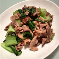 Ｅ－１０'s cooksnap of when they made さっぱり！？青梗菜と豚肉の塩炒め.