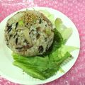 みなみんくっきんぐ's cooksnap of when they made 梅香る〜❀ฺひじきとキノコの♔チャーハン.