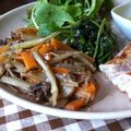 たまにはおそとめし's cooksnap of when they made うどと牛肉のきんぴら。.