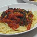 ちまちまり's cooksnap of when they made ほうれんそうとツナのトマトパスタ☆.