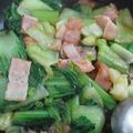 ポッキーmam's cooksnap of when they made 簡単☆チンゲン菜とベーコン炒め♪.