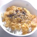 きくっちー★'s cooksnap of when they made カップスープでふわとろカルボナーラ風丼.