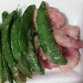 はるまま105's cooksnap of when they made エビとスナップえんどうのつゆマヨ炒め.